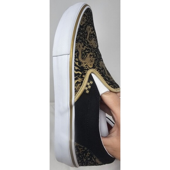 Vans Skate Slip-on Lunar New Year Black/Gold Sneaker Shoes Sz 8 Mens Rare - Picture 5 of 13
